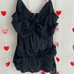 black bebe corset